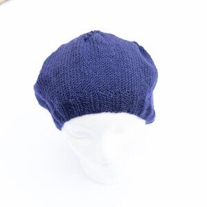 Lapis Purple Slouchy Beret Beanie Hat for Women and Teens